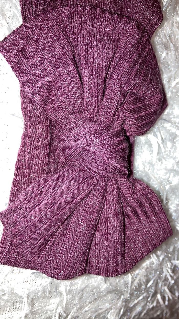 Bandeau bébé violet foncé/pourpre - photo numéro 3