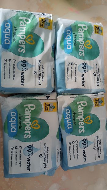 Lingettes Pampers harmonie Aqua