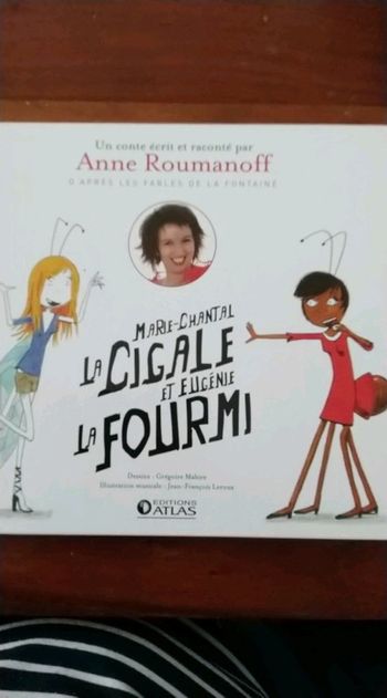 Livre Marie Chantal la cigale et Eugénie la fourmi