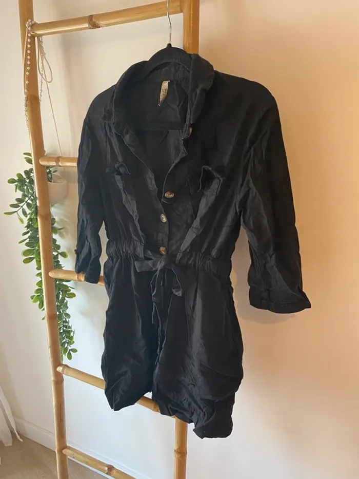 Robe chemise ceinturée