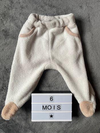 Pantalon tout doux 6 mois