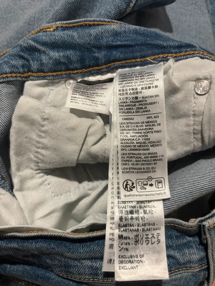 Jean droit Levi’s bleu - photo numéro 4