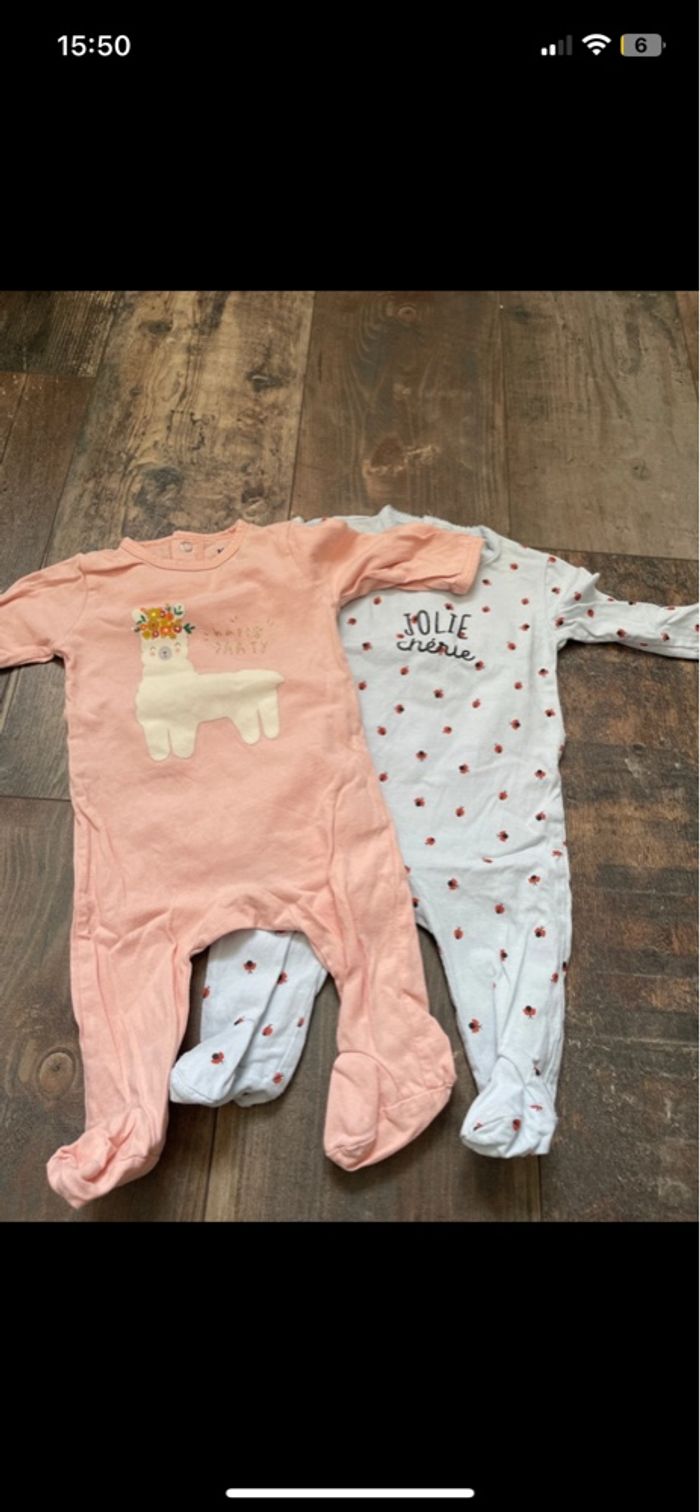 Lot pyjama 3 mois