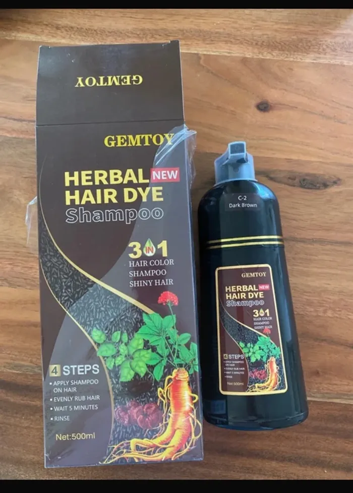 Shampoing colorant chatin foncé
