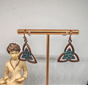 Boucles d'oreilles retro pendantes