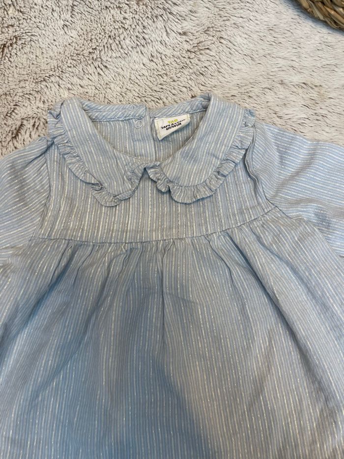 Blouse bleu ciel à rayures - Tape à l’œil - photo numéro 3