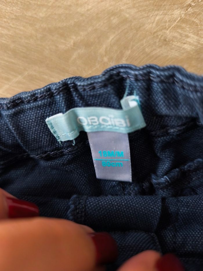 Pantalon bleu foncé Obaibi - photo numéro 4