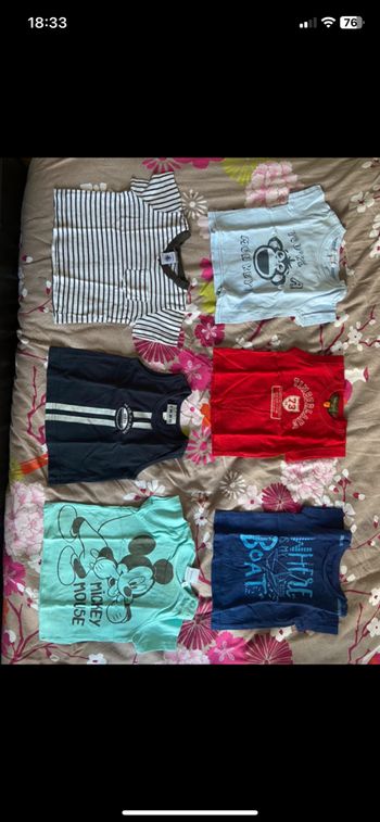 Lot 29 vêtements bébé garçon 6 mois