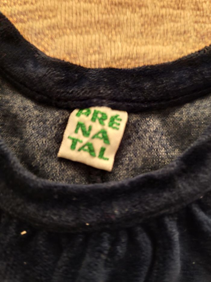 Pijama en velours 1M - photo numéro 2