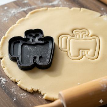 Emporte-pièce Among Us Crewmate pour biscuits et pâtisserie créative