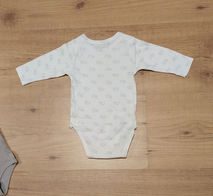 Lot de 2 bodies ml 3 mois kiabi - photo numéro 3