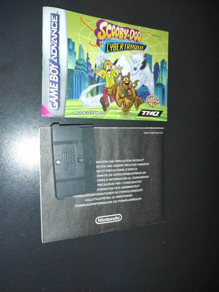 2 games in 1 Scooby doo Nintendo game boy advance - photo numéro 7