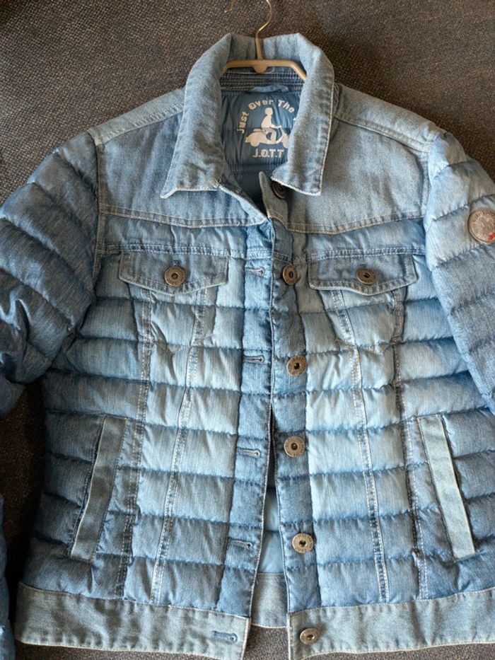 Doudoune jott femme taille M jean et doudoune bleue - photo numéro 2