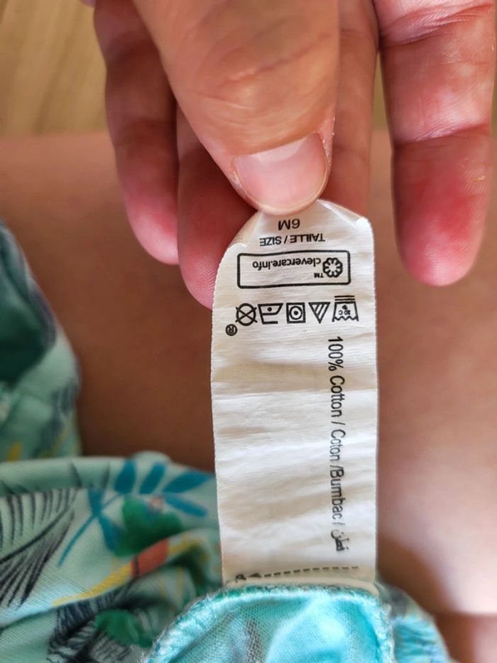 Combishort été bébé fille petits prix coton - photo numéro 9