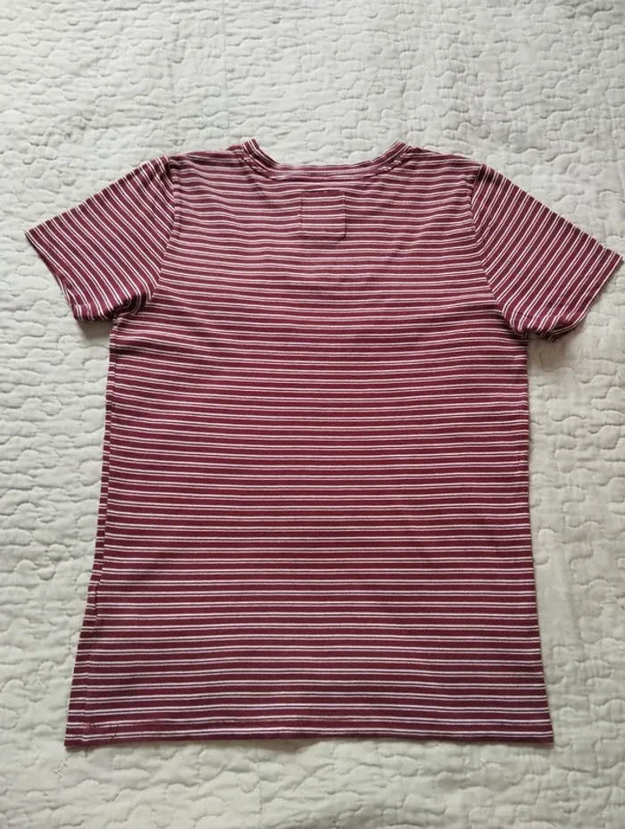 T-shirt Hollister bordeaux taille XS femme - photo numéro 4