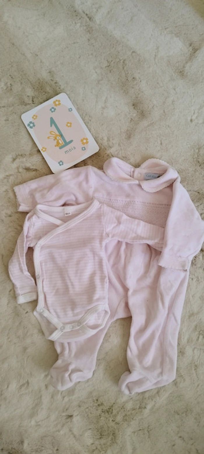 Pyjama et body rayé