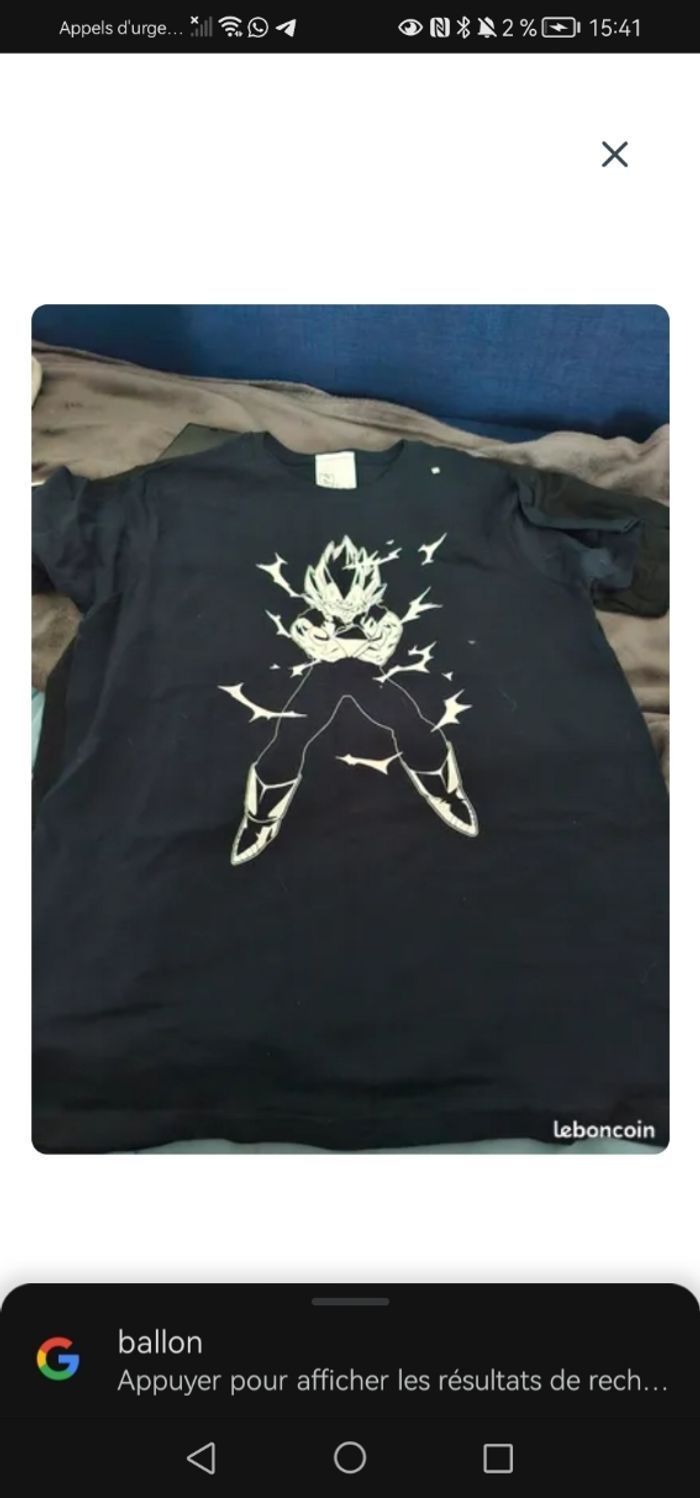 Tee-shirt goku collector