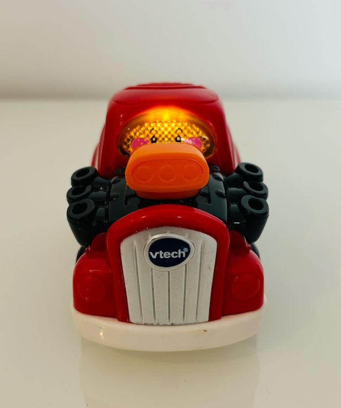 Vtech Tut Tut Bolides Marvin super tuning rouge atelier réparations voiture de course interactive copains animo super circuit maxi garage pompier gare police avion moto train hélico rare lot SOP77 - photo numéro 4