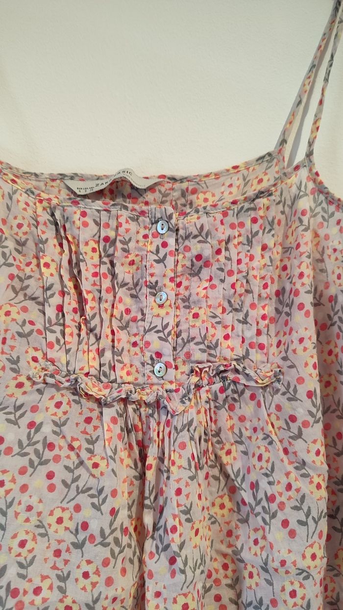 Top fleur y2k taille S - photo numéro 3