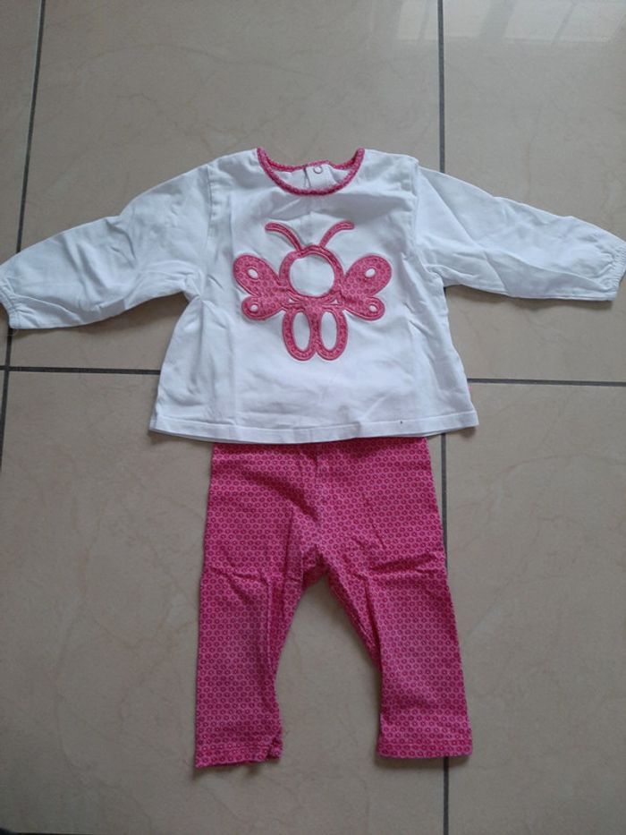 Pyjama fin fille 12 mois - photo numéro 1
