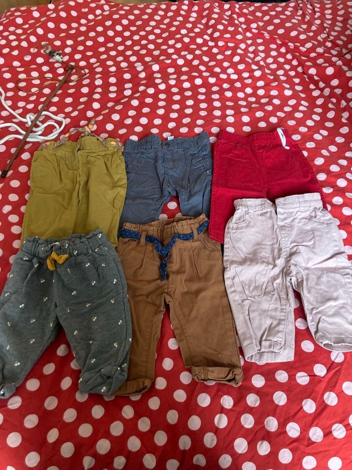 Pantalon fille 6 mois
