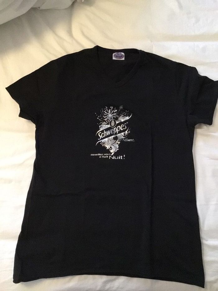 T-shirt schweppes noir