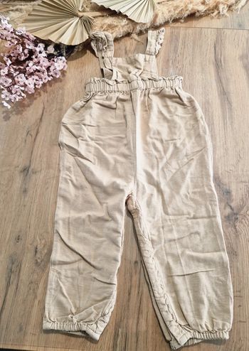 Salopette beige 9-12 mois Name it