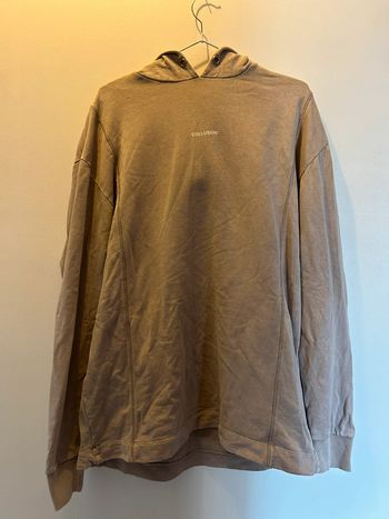 Pull robe à capuche long collusion