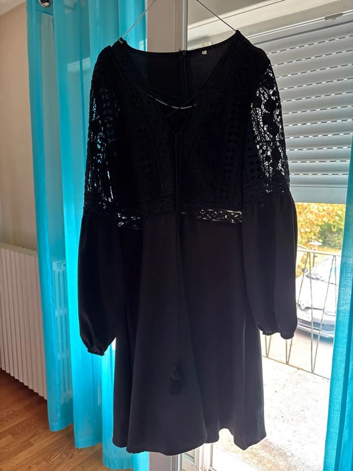 Robe noire taille l