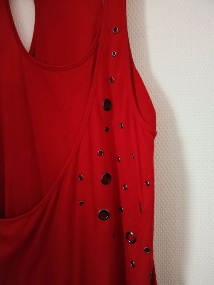 Tunique rouge taille M - photo numéro 2