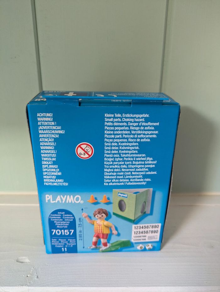 Playmobil 70157 Joueur de foot et but - photo numéro 2