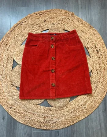 Jupe en velours Kiabi taille XS