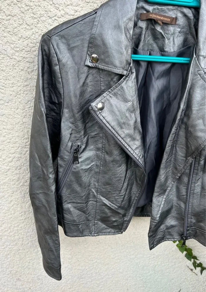 Perfecto gris métallisé la fée maraboutee T36 - photo numéro 2