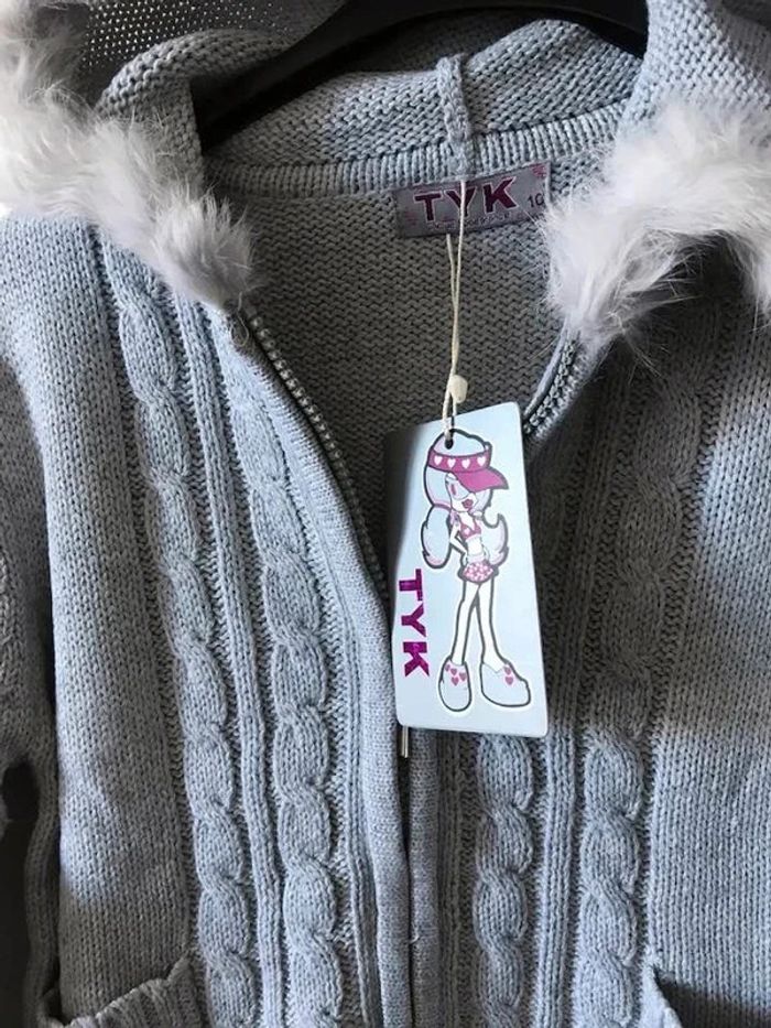 neuf-veste capuche avec fourrure - photo numéro 2