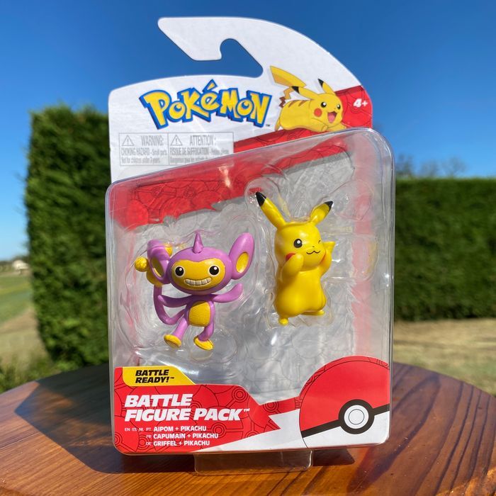 Capumain et Pikachu Battle Figure Pack Figurine Pokémon