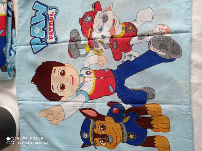 Parure couette + taie oreiller pat patrouille - photo numéro 3