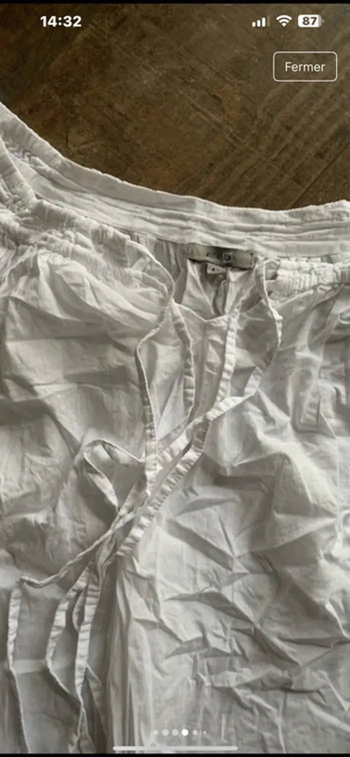 Blouse blanche coton - photo numéro 4