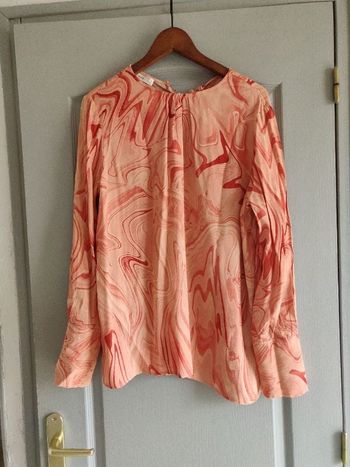 Blouse corail Mango