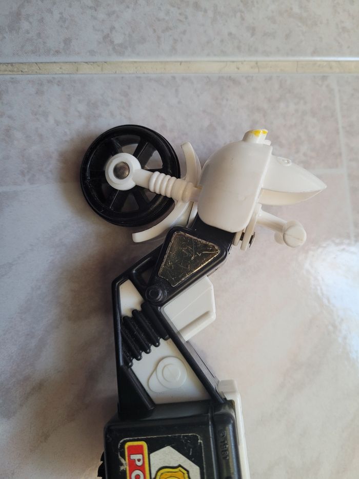 Moto police fisher price vintage husky helpers - photo numéro 4