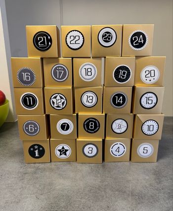 Calendrier de l’avent à remplir