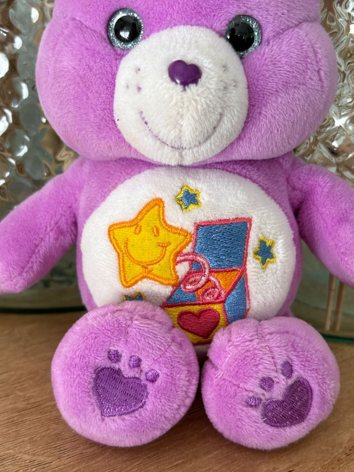 Bisounours violet surprise cadeau - photo numéro 2