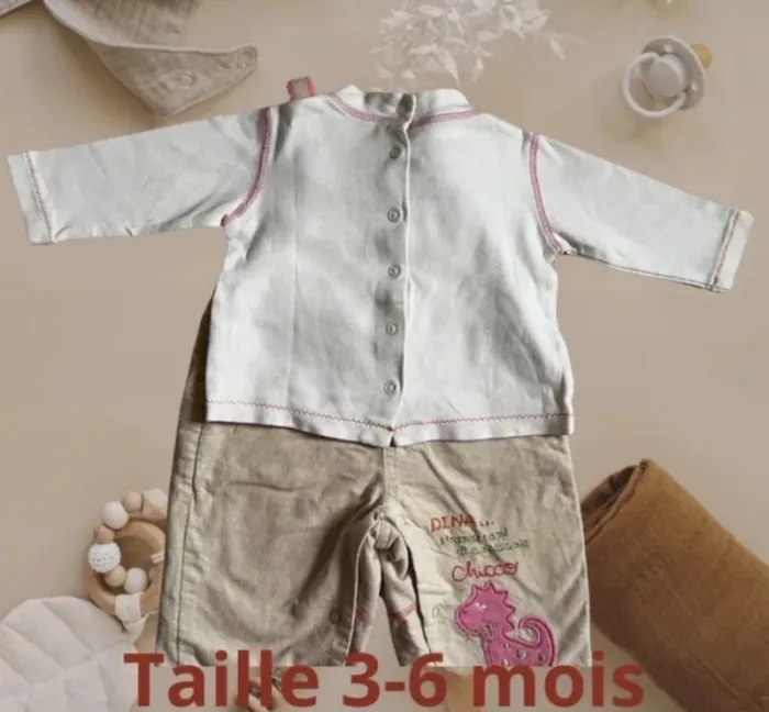 Ensemble fille 3-6 mois - photo numéro 2