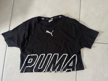 t-shirt noir puma.