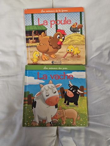 Lot de 2 livres les animaux
