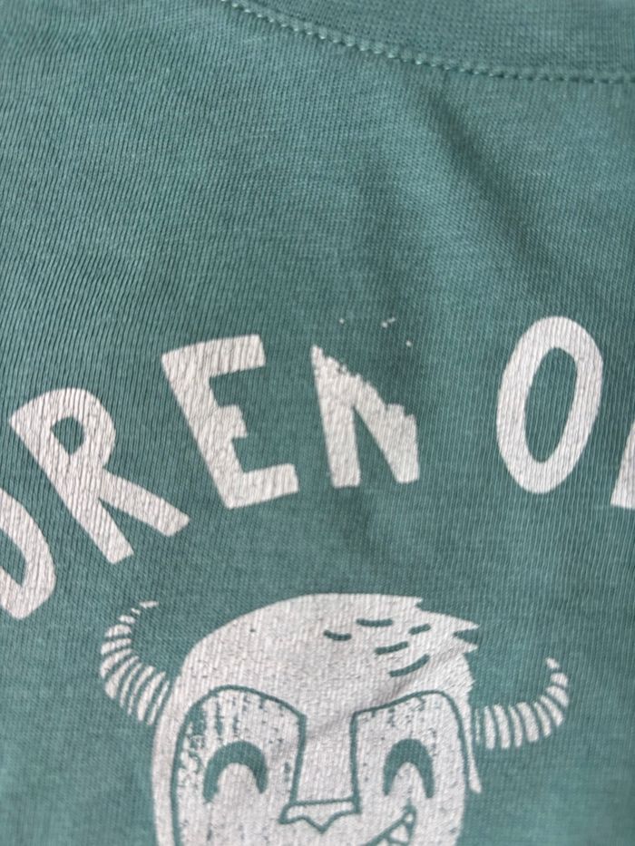 tshirt manches longues garçon 12 ans vert kiabi - photo numéro 2