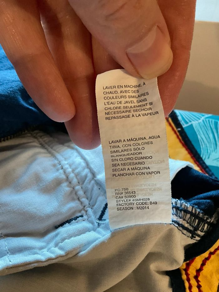 Short cargo bleu marine pour homme Izod taille W36 FR46 447 - photo numéro 11