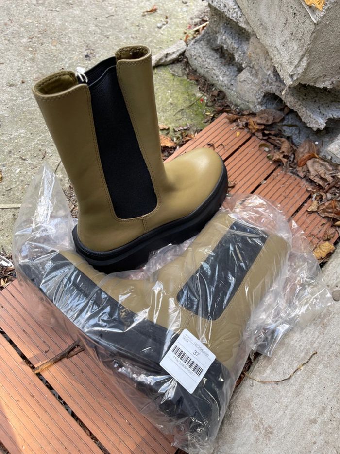 Superbes bottines pull &bear neuves avec étiquette pointure 37 - photo numéro 5