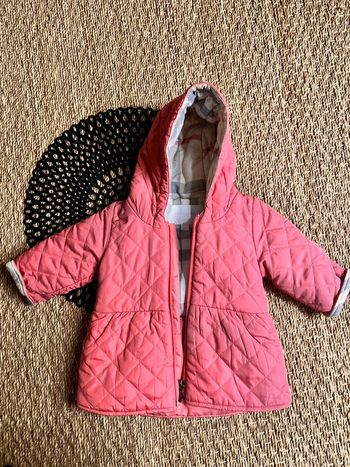 Manteau vieux rose burberry