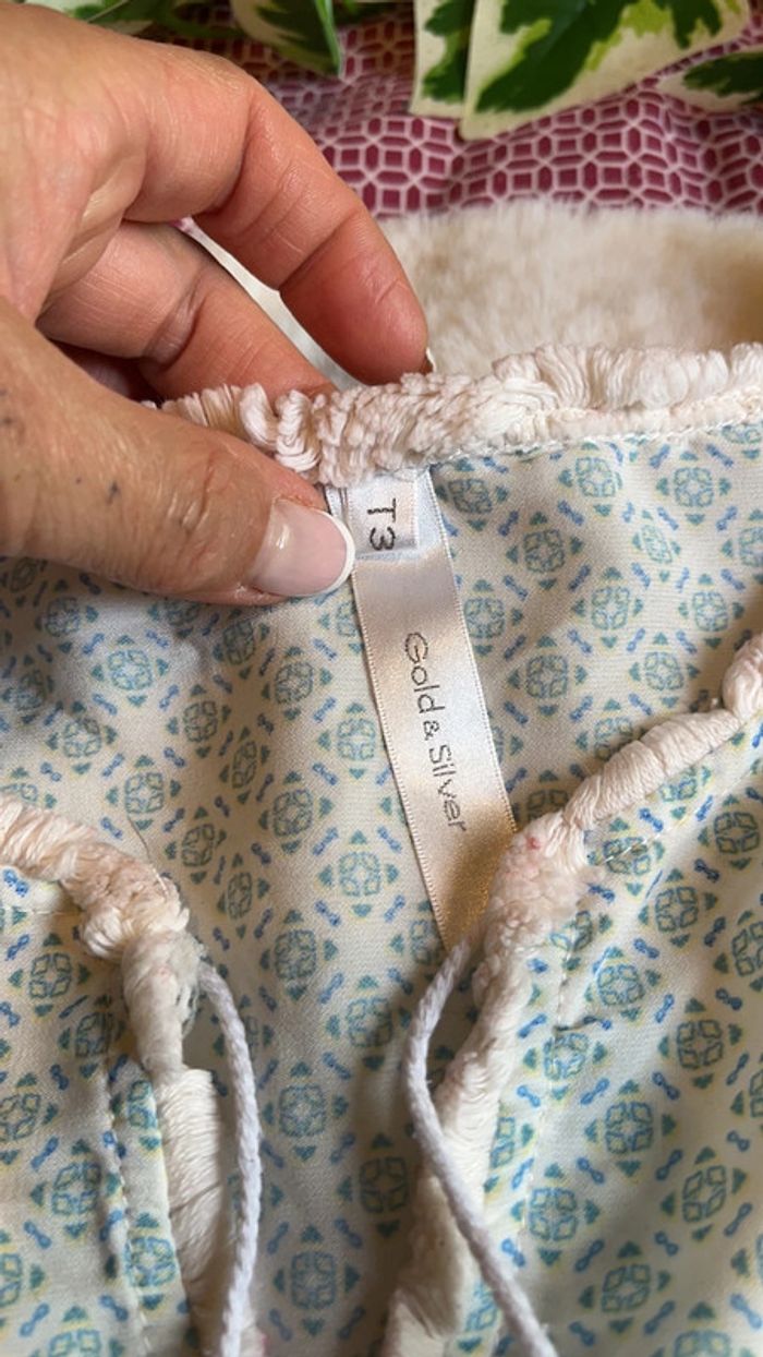 Haut oversize gold & silver - photo numéro 2