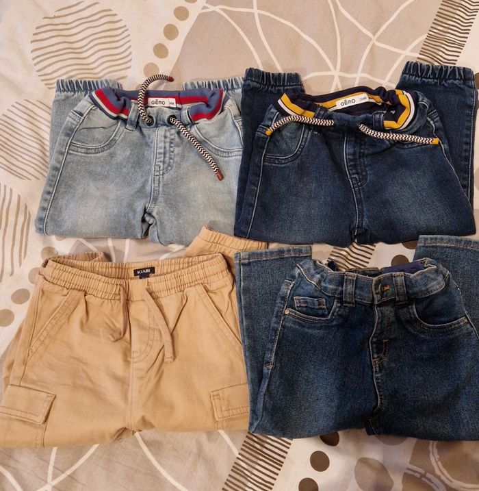 Lot de 4 pantalons garçon 24 mois - photo numéro 2